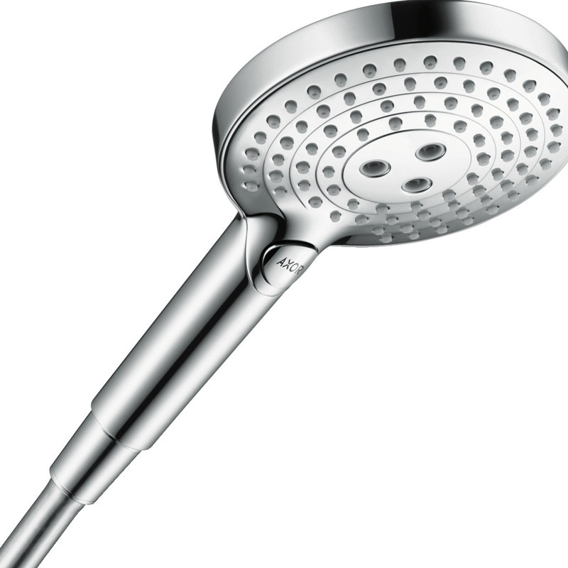 Showersolutions Rain Handheld Shower Head, Chrome