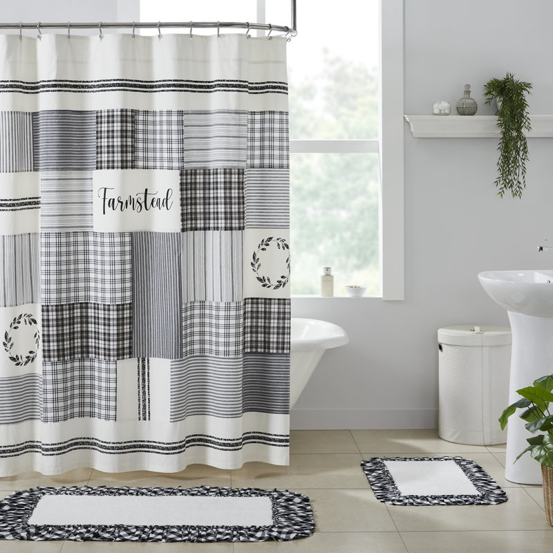 Rideau de douche simple Sawyer Mill