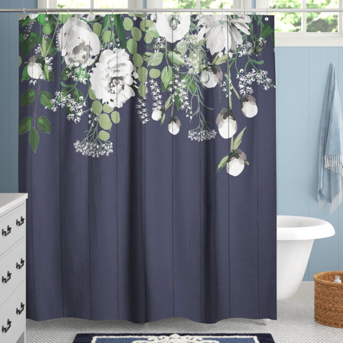 Lark Manor Tonia Floral Shower Curtain & Reviews 