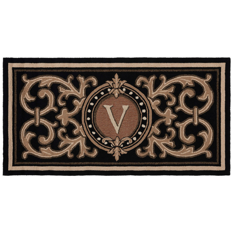 Analucia Personalizable Outdoor Doormat, 36" W x 72" L, Y