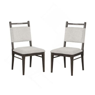 Mobilier de salle à manger moderne en noyer foncé 2 pièces