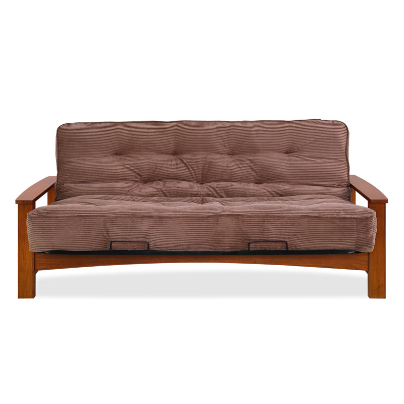 Futon et matelas Mccalla, Velours côtelé java