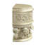 Table de chevet vatican, finition argent champagne bd00462