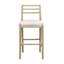 Tabouret de bar avec dossier échelle (ensemble de 2)-1856349993