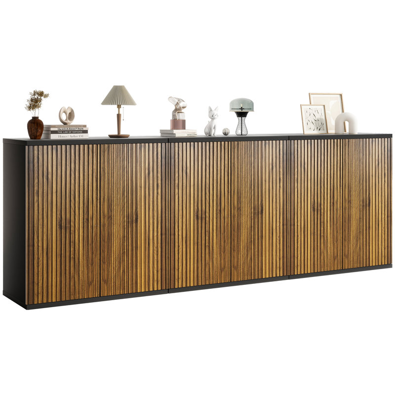 Two-door Cabinet With Walnut Thermoformed Finish, 3