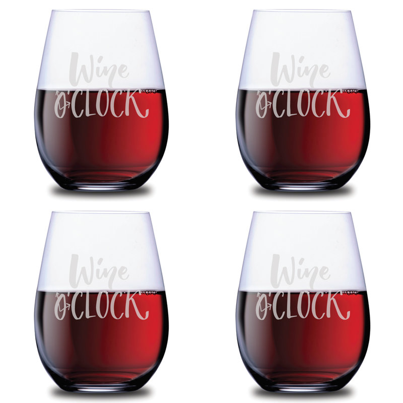 Malachi 21oz. Handmade Wine Glass Set