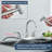 Kitchen Faucet with Sprayer, Kitchen Sink Faucet, 3 Hole RV Faucet for Kitchen Sink, Stainless Steel Kitchen Faucet with Side Sprayer-93535741