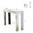 Yolanta 47.2" Glass Console Table for Behind Sofa Couch Entryway Mirrored Home Decor Modern Glam Contemporary Glam Stylish