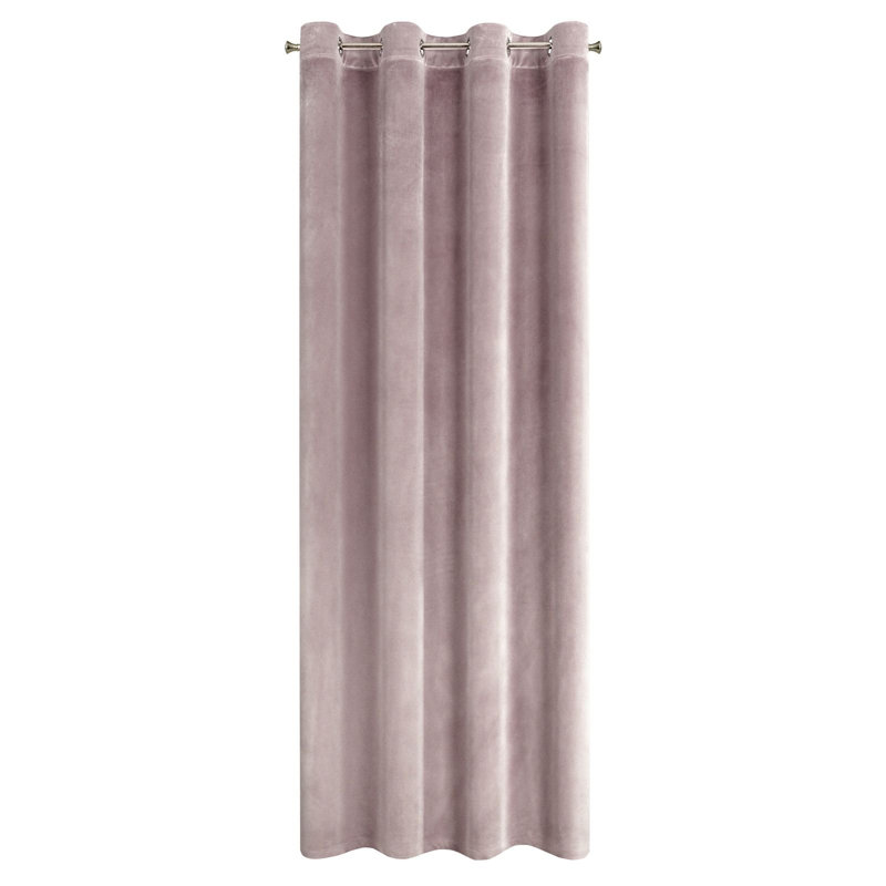 Awrad Eyelet Blackout Curtain, Powder