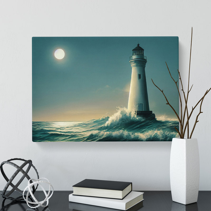 Epic Lighthouse - Wrapped Canvas