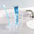 Kathy Plastic 5 Compartment Toothbrush Holder