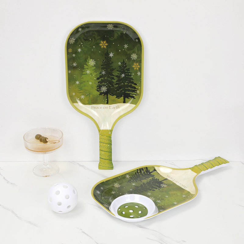 15 3/4" Pickleball Paddle Tray S2, Peace on Earth