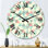 Multicolor Triangular Geometrics I - Patterned wall clock
