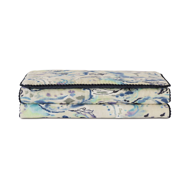 Tabitha Paisley Linen Bed Runner, King