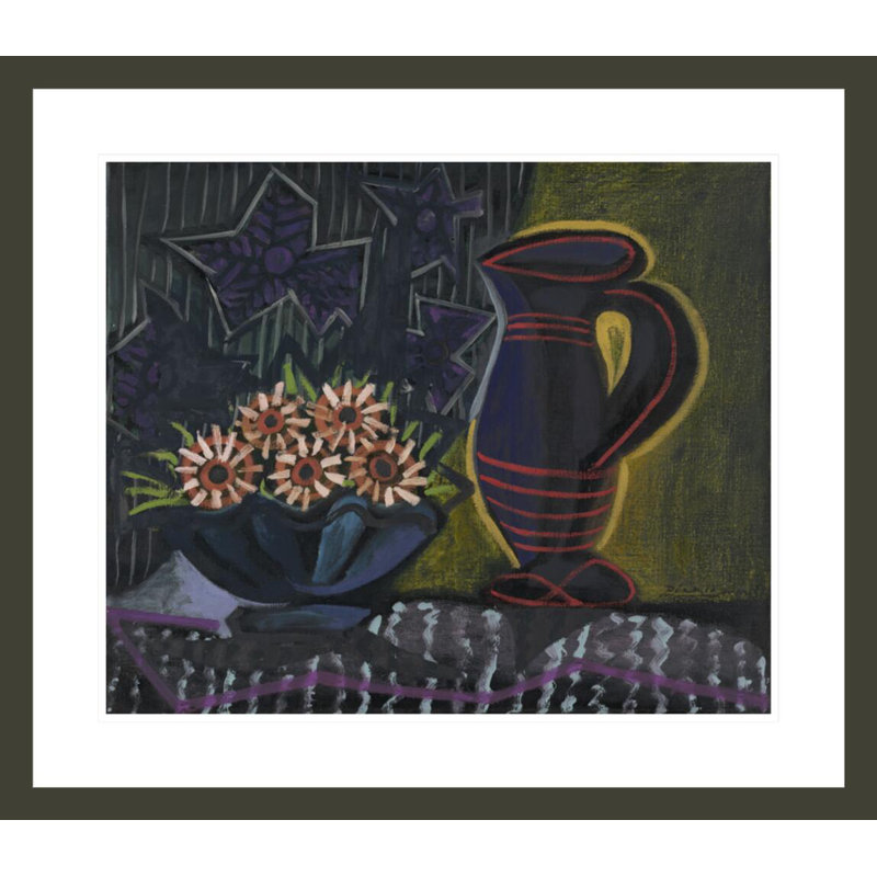 Vase de fleurs et pichet par Pablo Picasso, H 23,5 po x l 26,98 po