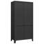 Bertrame Industrial Wardrobe 90x50x180 cm Metal-1690364252