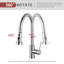 Robinet de cuisine rétractable à poignée simple-55175785