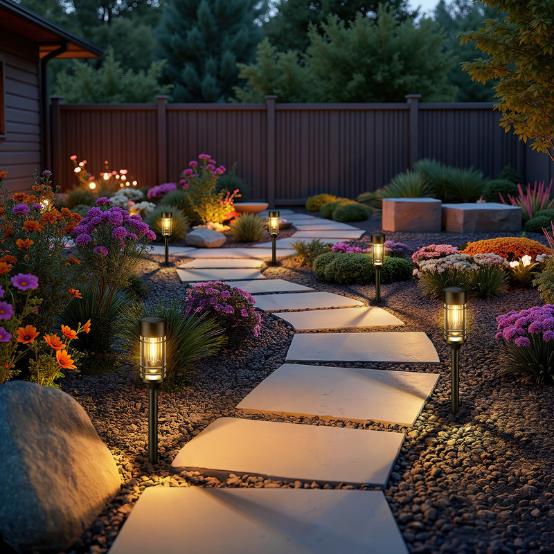 Solar Lights Outdoor Waterproof Ip65, Bright Solar Garden Lights Outdoor, Auto On/off Outdoor Solar Lights For Yard Walkway Driveway Landscape Garden Decor