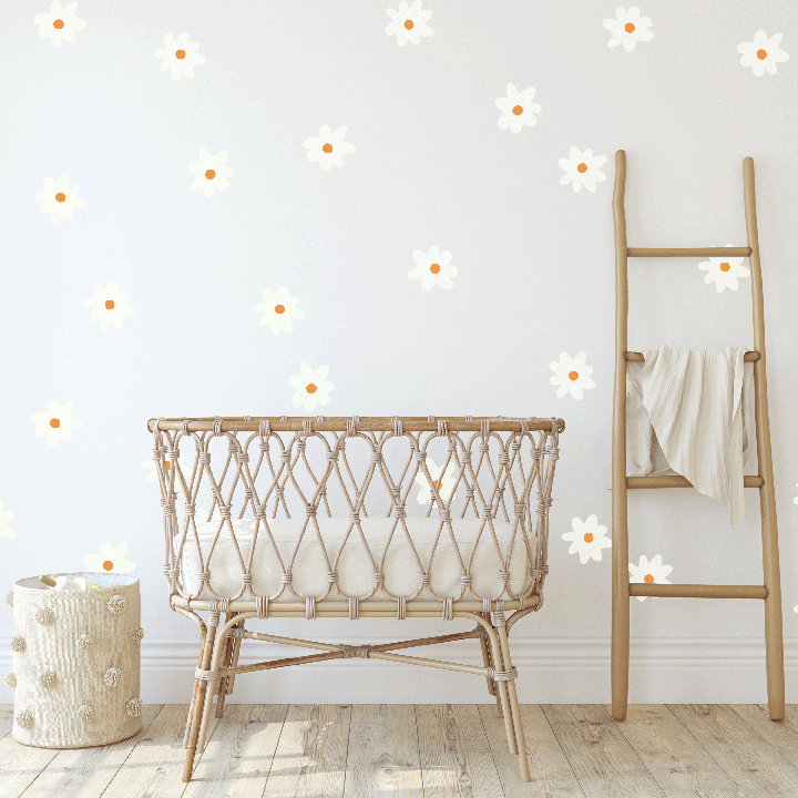 Adhésif décoratif Feodor, Blanc / jaune