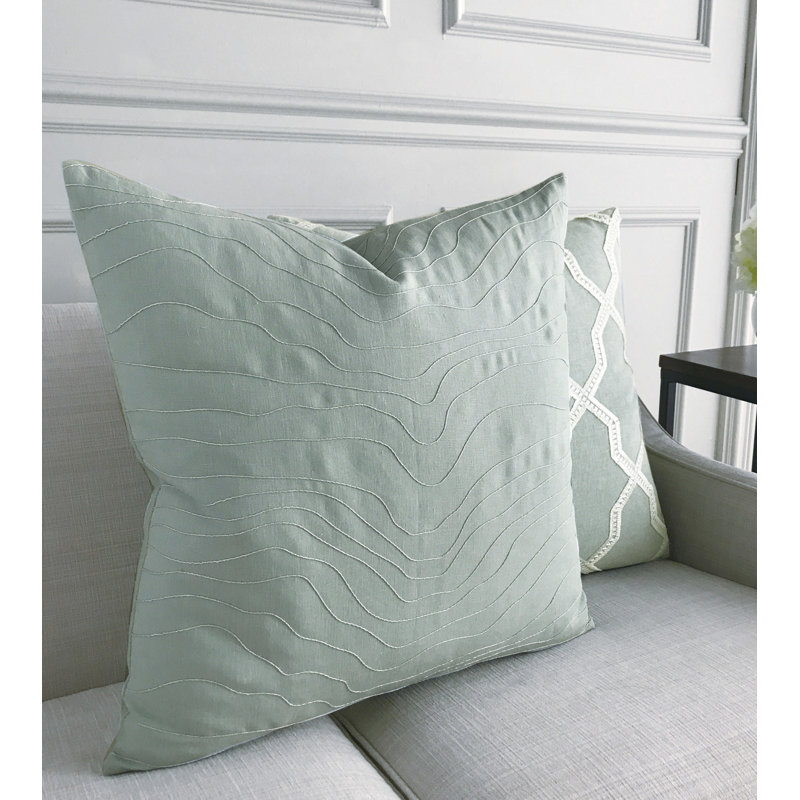 Boutique Linen Square Pillow Cover & Insert