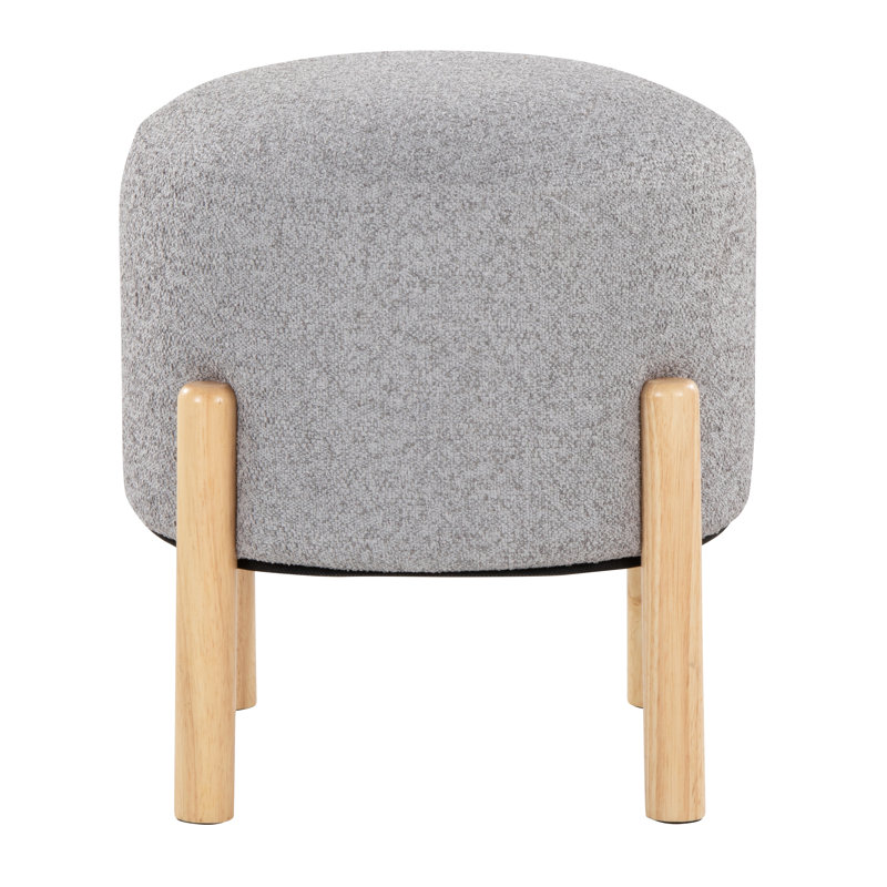 Aldarondo Terry Ottoman, Light Gray
