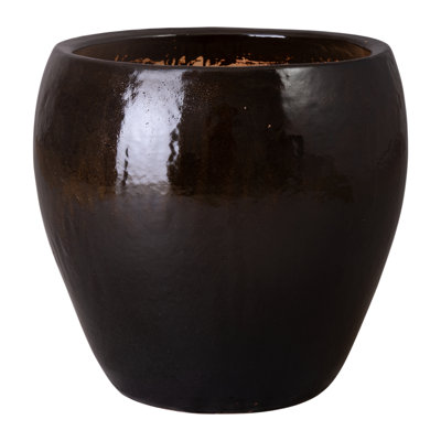 Jardinière OSSAL, noire, 61 x 61 x 60 cm (H)