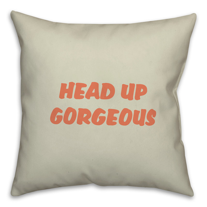 Reversible Throw Pillow, 18" x 18"