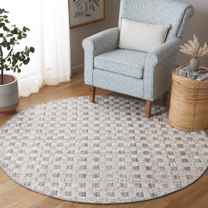Tapis gris Renewal 901, Rond 6 pi