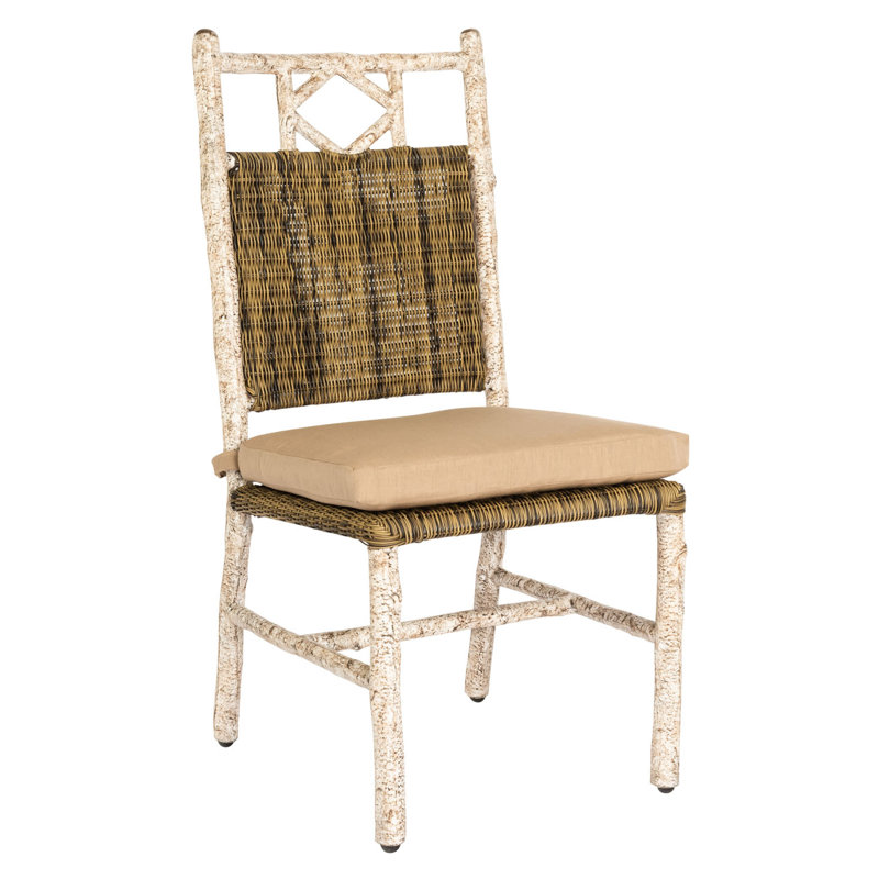 River Run Outdoor Dining Side Chair, Fife Bark
