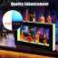 LED Lighted Liquor Bottle Display, Wall Mounted Acrylic Liquor Shelf With Remote & App Control