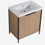 30-inch Freestanding Bathroom Vanity with Resin Sink and 2 Soft-Close Cabinets