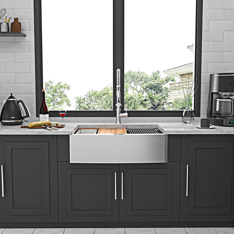 Farmhouse Apron Front Kitchen Sink