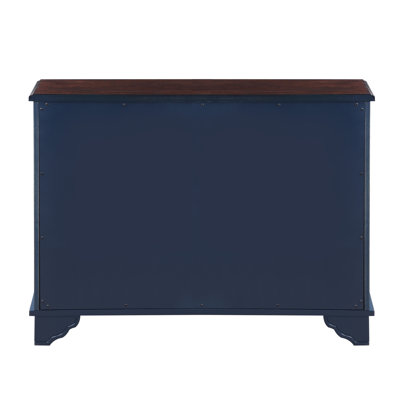 40" Entryway Console Table, Retro Design. Finish, Storage Shelf. Solid Wood Feet, Tabletop, Foyer Furniture Table With Shelf, Wide, For Living Room. T