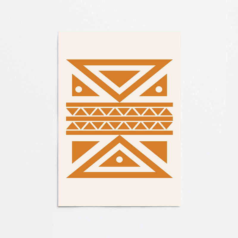 Modern Tribal Patterns III Rolled Print, 16" H x 12" W