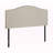 Jill Transitional Beige Linen Look Upholstered Queen Size Headboard, 50.28" H X 62.76" W X 2.73" D-1901544018-1901544367