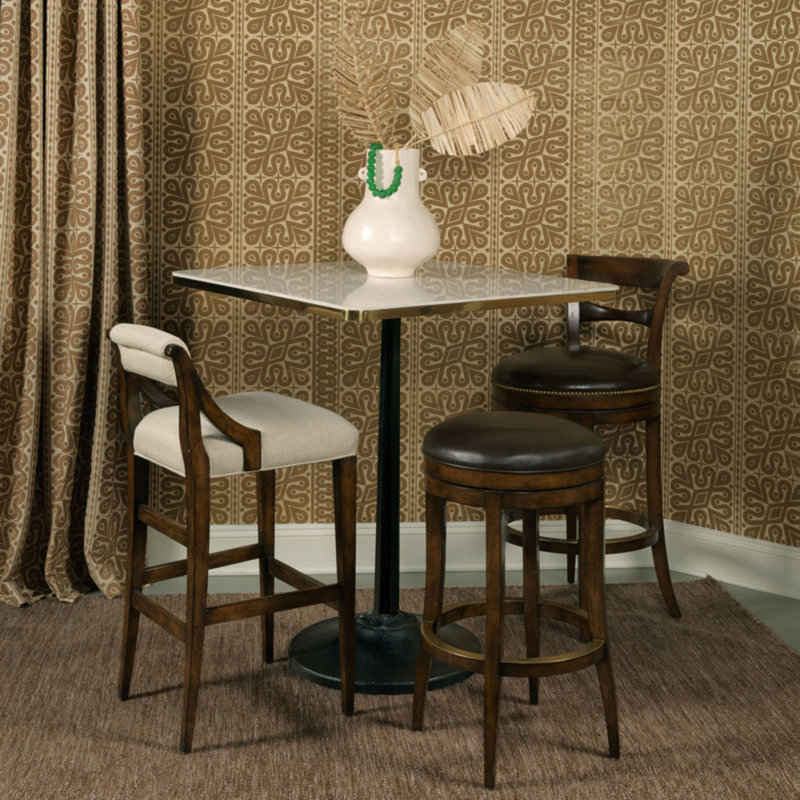 Winston Square Marble Dining Table, 42"H x 36"L x 36"W, Vista
