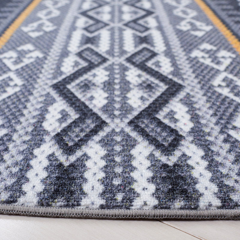 Tapis sud-ouest lavable à la machine Journey Performance, Rond 6 pi 7 po