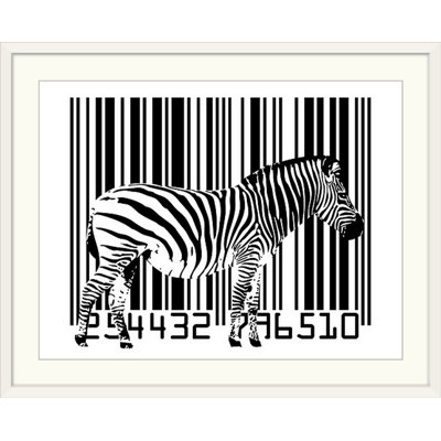 «Francy Zebra Barcode» par Michael Tompsett, impression