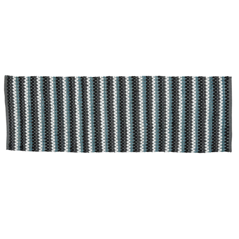 Allender Cotton Striped Indoor Rug, Runner 2' x 6'