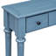 Console bleu marine avec 4 tiroirs et tablette ouverte By. Pin rétro de style rétro. Le plateau de table robuste peut supporter 220 lb, le tiroir 15 inférieur et 33 lb. Table fonctionnelle fonctionnelle. Instructions d'assemblage-130477665