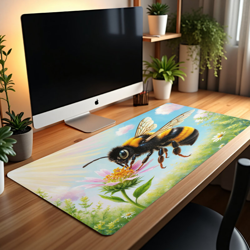 Polyester Desk Pad, 31.5x15.5