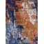 Tapis abstrait bleu / rouge / beige Burnettsville-805547377