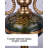 Modern light luxury vintage-style decorative base floor clock