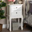41.9cm W Manufactured Wood Bedside Table