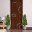 Topiaire artificiel, faux arbuste en pot en plastique noir-728354304-673287582