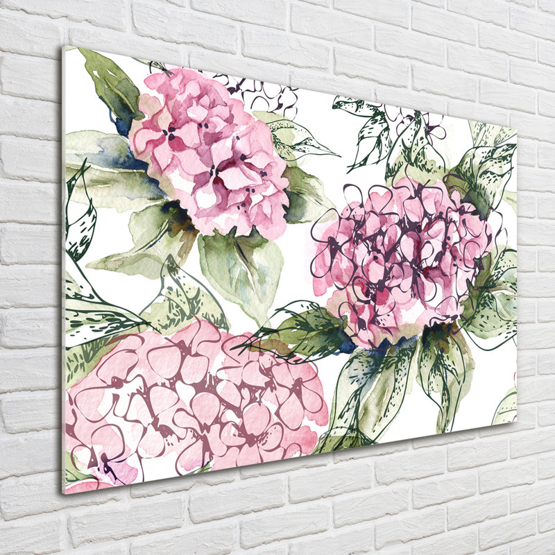 Hydrangea - No Frame Print on Glass