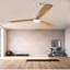 Ventilateur de plafond moderne 60 po avec 3 lumières à DEL à intensité variable et 3 lumières à DEL-319930488-319930493-319930494