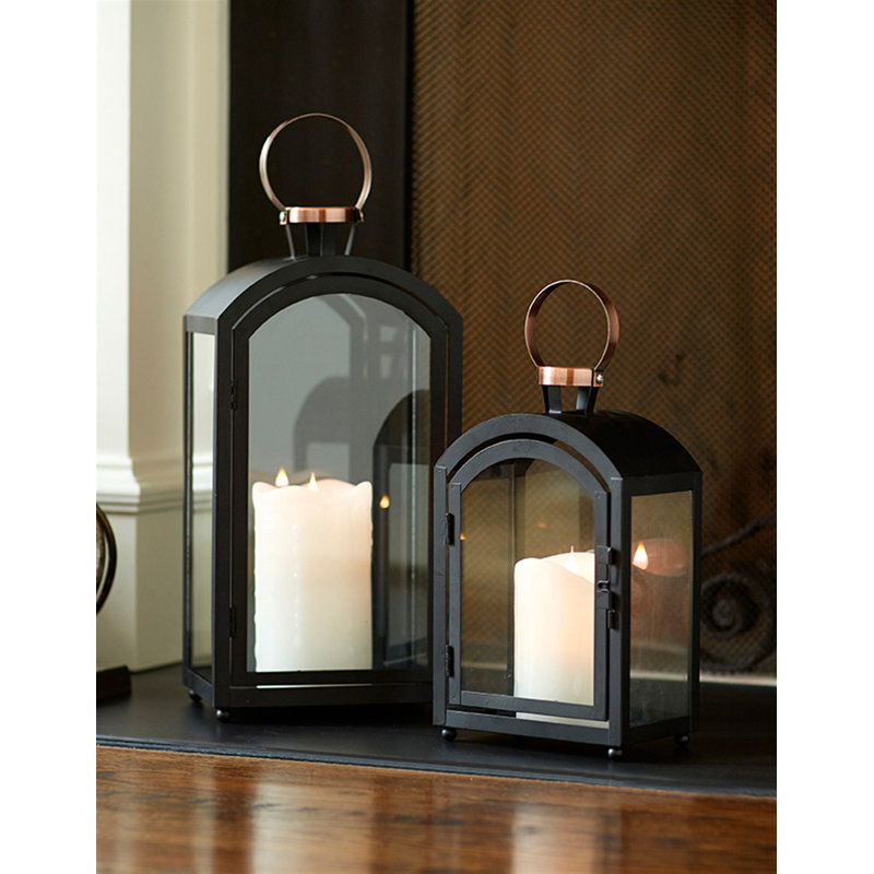 2 Piece Tabletop Lantern Set