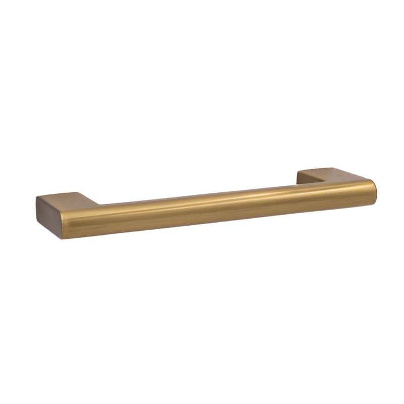 Vail 3-3/4" (96mm) Satin Brass Bar Pull, Satin Brass, 3.75"
