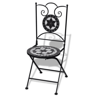 Ceramic Patio Folding Chair Folding Chair Set
